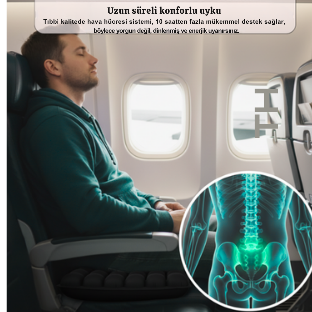 SitSoothe™ 3D Ergonomik Oturma Minderi