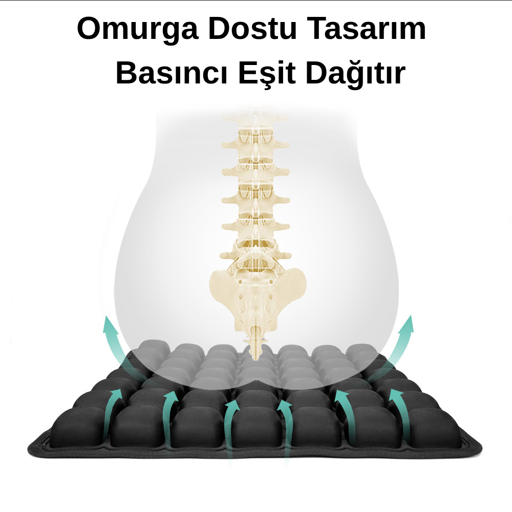 SitSoothe™ 3D Ergonomik Oturma Minderi